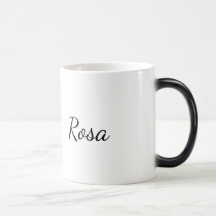 Rosa: Eleganter One-Line-Art-Becher
