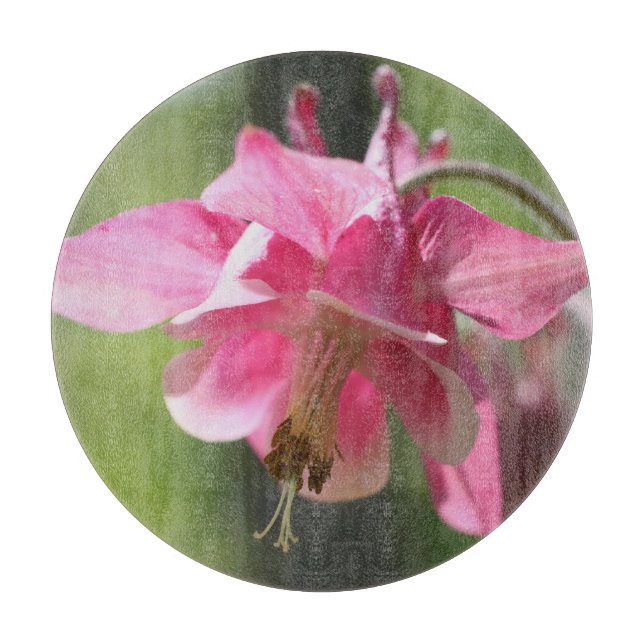 Rosa Elfenblume Schneidebrett (Vorderseite)