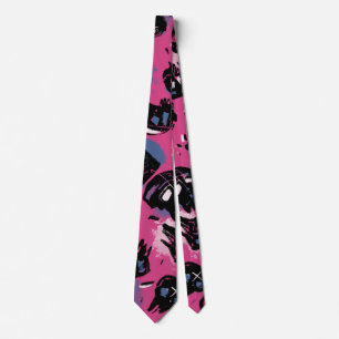 Rosa emo Skulptur Accessoires Anzug Krawatte