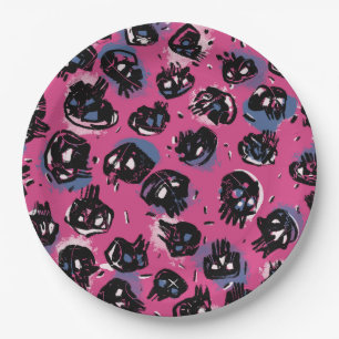 Rosa emo Skulptur Kunsthandwerk & Party Supplier P Pappteller