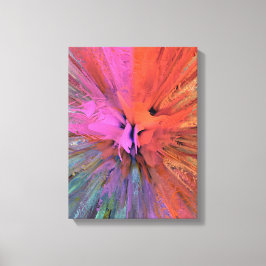 Rosa Energie Schmetterling Fraktal Kunst Leinwanddruck