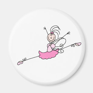 Rosa Engels-Ballerina-Magnet Magnet