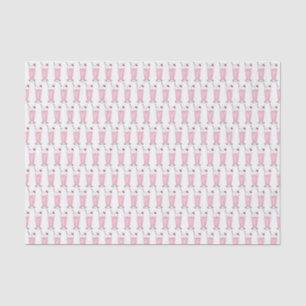 Rosa Erdbeere Eis Creme Shake Milkshake Dessert Seidenpapier