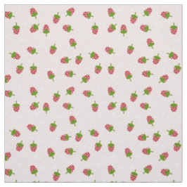 Rosa Erdbeere Niedliches Muster Kawaii Girl Stoff