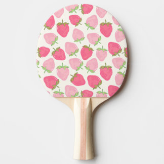 Rosa Erdbeere Süß und Fruchtig Tischtennis Schläger