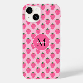 Rosa Erdbeeren, niedlich, kundenspezifisch Case-Mate iPhone 14 Hülle