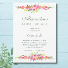 Rosa Erdbeeren und Peony-Brautparty