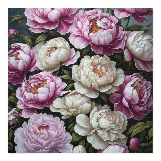 Rosa Erdnüsse Fotodruck (Vorne)