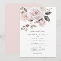 Rosa erröten Rosenund Pfingstrosen|