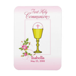 Rosa Erste Heilige Kommune mit Chalice und Rose Magnet