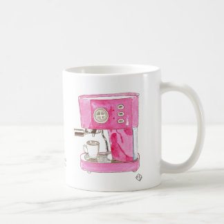 Rosa Espresso-Hersteller-Tasse Kaffeetasse