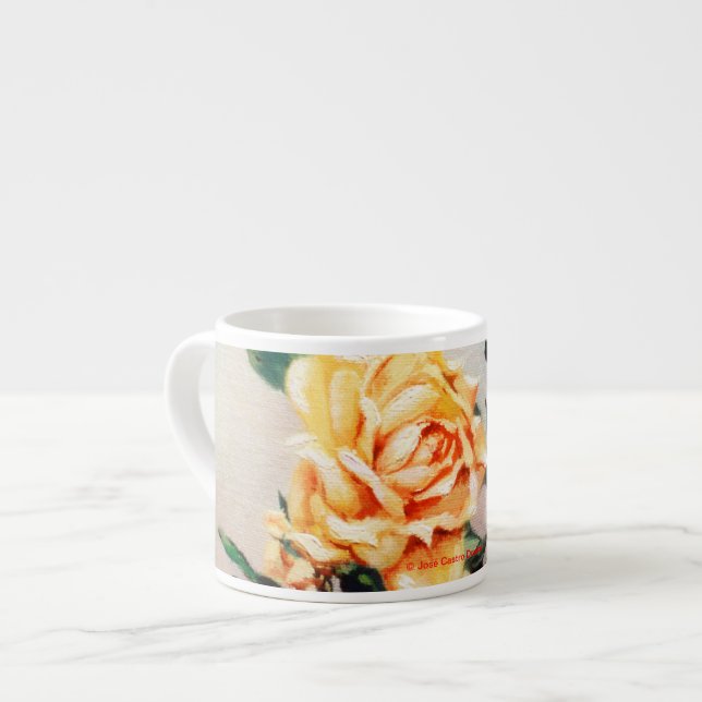 Rosa Espressotasse (Vorderseite Links)