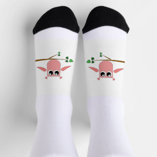 Rosa Eulensocken Socken