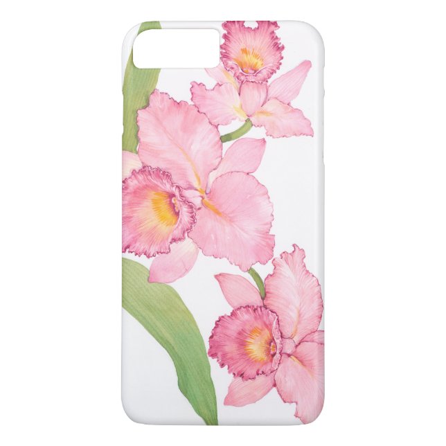 Rosa Exotische Blume Case-Mate iPhone Hülle (Rückseite)