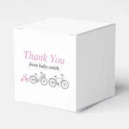 Rosa Fahrrad Geschenkschachtel