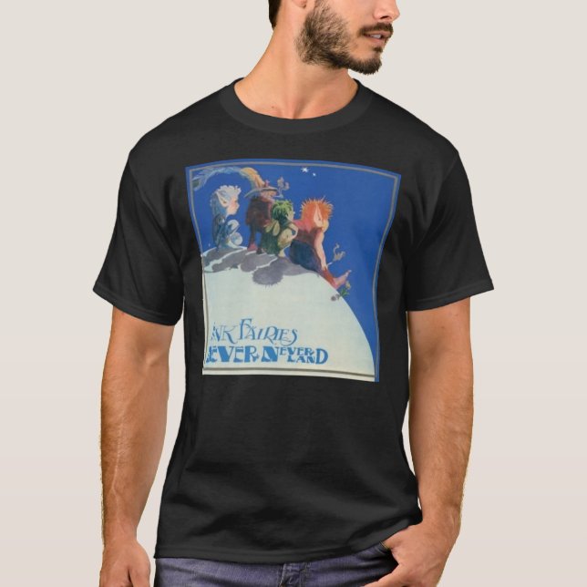 Rosa Fairies nie Land Classic T - Shirt (Vorderseite)