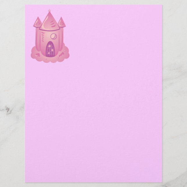 Rosa Fairytale Burg (Vorderseite)