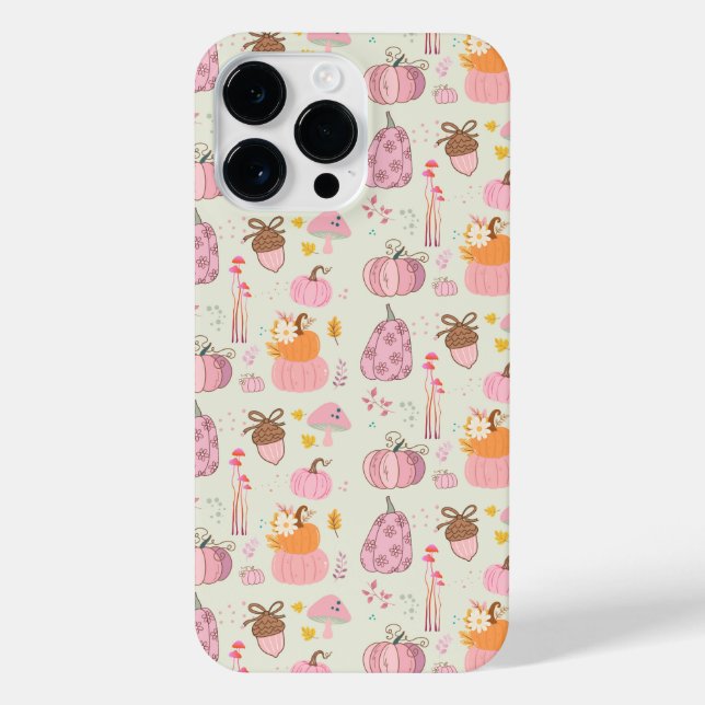 Rosa Fall iPhone 14 Pro Max Hülle (Rückseite)