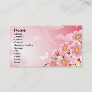 ROSA FANTASIE VISITENKARTE