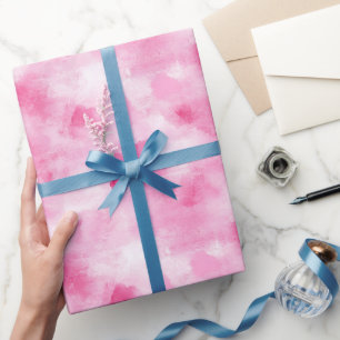 Rosa Farbe Abstrakt Geschenkpapier