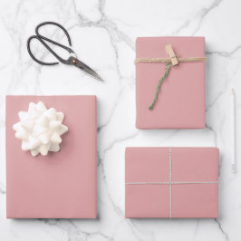 Rosa Farbe Geschenkpapier Set