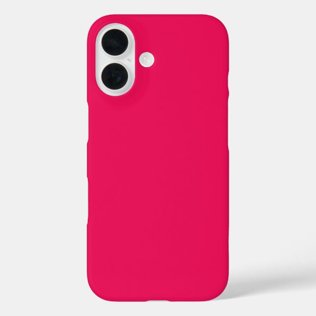 Rosa Farbe iPhone 16 Hülle (Rückseite)