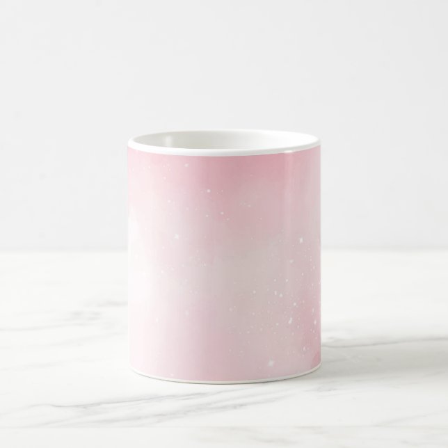 Rosa Farbe Kaffeetasse (Mittel)