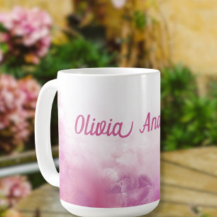 rosa Farbe Kaffeetasse