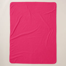 Rosa Farbe Sherpadecke