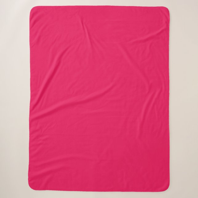 Rosa Farbe Sherpadecke (Vorderseite)