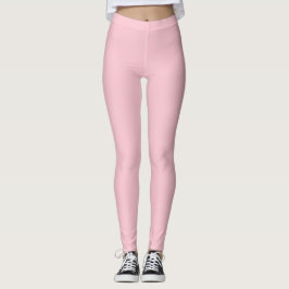 Rosa Farbe, solide Farbe Leggings