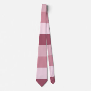 Rosa Farbtöne Streifen Design  Krawatte