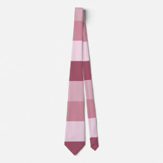 Rosa Farbtöne Streifen Design Krawatte