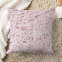 Rosa Farbtupfer Print Bright Scatter Throw Kissen