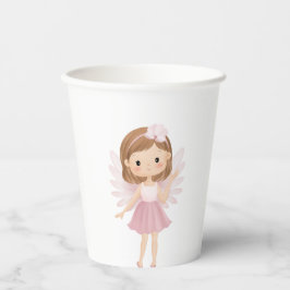 Rosa Fee Teil unserer FairyWonderland Collection Pappbecher