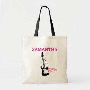 Rosa Felsen-Stern-Gitarren-Taschen-Tasche Tragetasche