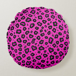 Rosa Felsgiraffe Rundes Kissen