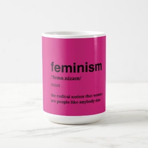 Rosa Feministin Kaffeetasse