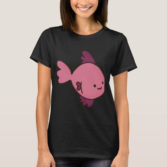 Rosa Fisch T-Shirt (Vorderseite)