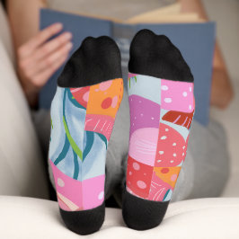 Rosa Fische Socken