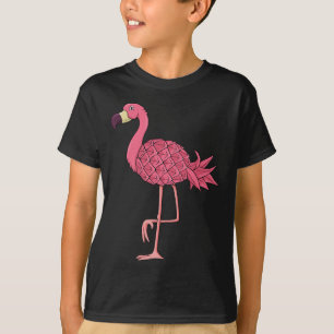 Rosa Flamingo Ananas Hawaii Urlaub Sommer Männer T-Shirt