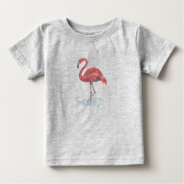 Rosa Flamingo. Baby T-shirt