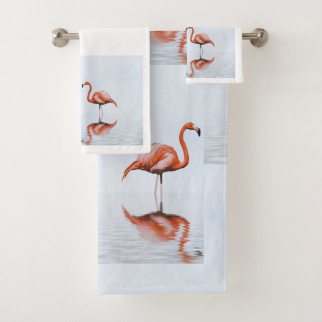 Rosa Flamingo Badetuch Set (Insitu)