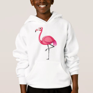 Rosa Flamingo Bird-89686 Hoodie
