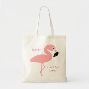 Rosa Flamingo-Design Tragetasche