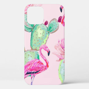 Rosa Flamingo, exotische Vögel, sanfte Blume, Rose Case-Mate iPhone Hülle