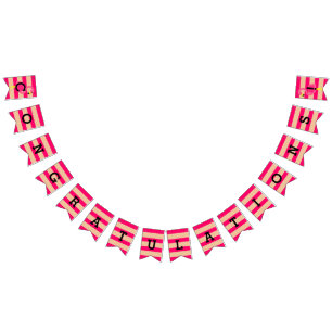 Rosa Flamingo-Flaggen-Fahne Wimpelkette