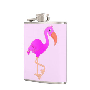 Rosa Flamingo Flasche Flachmann