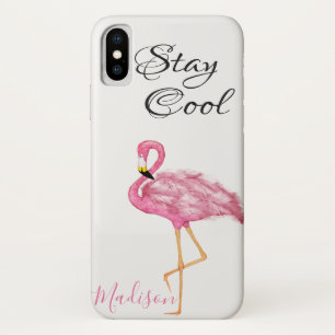Rosa Flamingo Fun Bleibe Coolen Sommernamen Case-Mate iPhone Hülle
