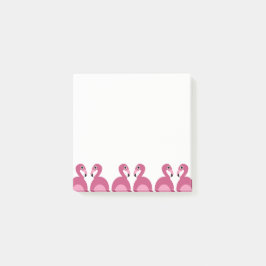 Rosa Flamingo-Grenze - Posten-it® Anmerkungen Post-it Klebezettel